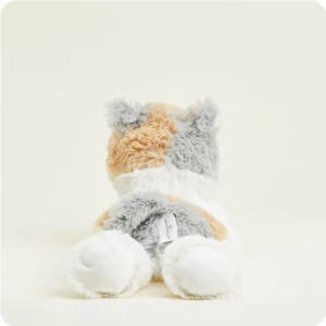 back view with grey and light orange patches on back of head and bottom