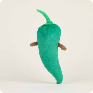 back view shows diagonal chili shape