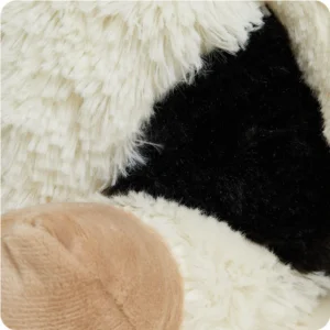 close up of mix of textures of cow fur ranging from short to mid length