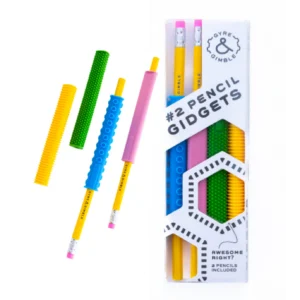 Box of 4 pencil gidgets for use on #2 pencils