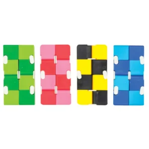 fidget cube unfolded in 2x8 configuration