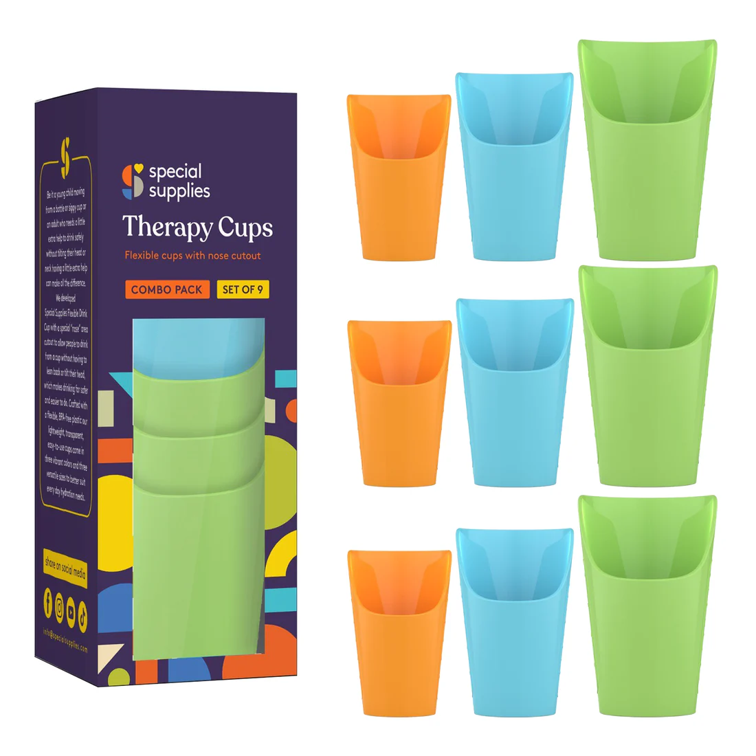 9 cups in a package