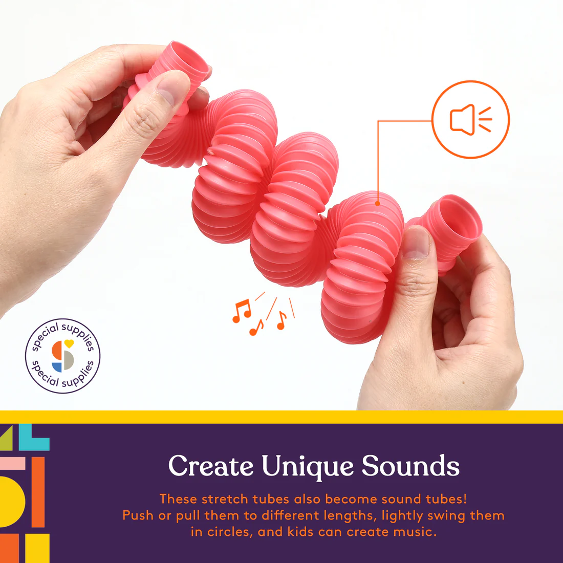 create sounds by expanding and contracting the tubes