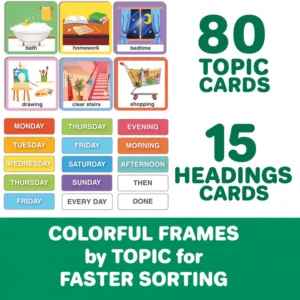 80 topic cards and 15 heading cards
