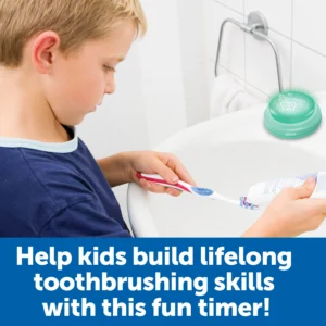 help kids build toothbrushing skills with this fun timer