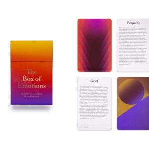 sample cards with grief and empathy and a description