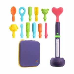 Special Supplies - Wholesale Oral Care Set - BUZZ BUDDY™ Rechargeable Oral Stimulation Kit (12 Tips Included)