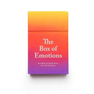 the Box of emotions card deck