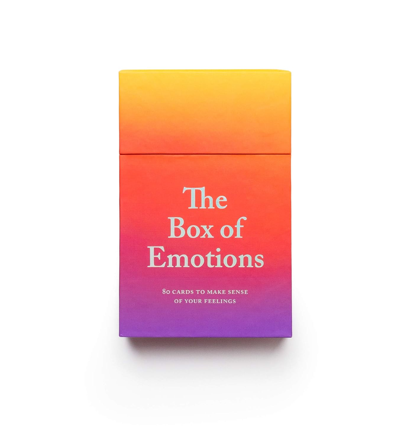 the Box of emotions card deck