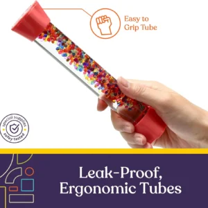 ergonomic tubes are easy to grasp and leak proof