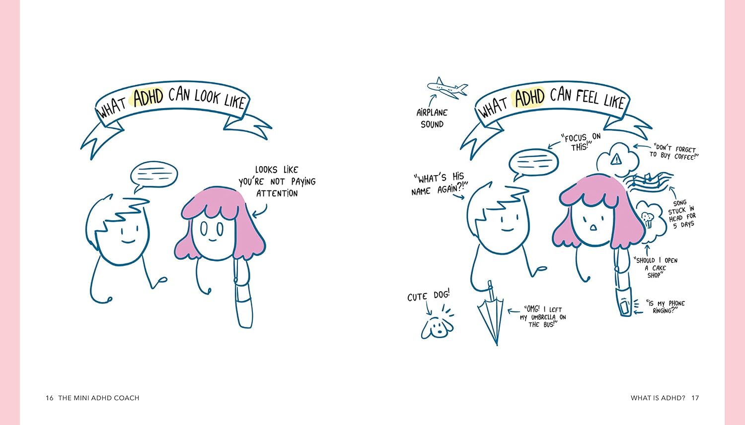 interior cartoon illustration of what ADHD can look and feel like