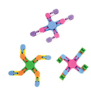 multicolored bendable spinners