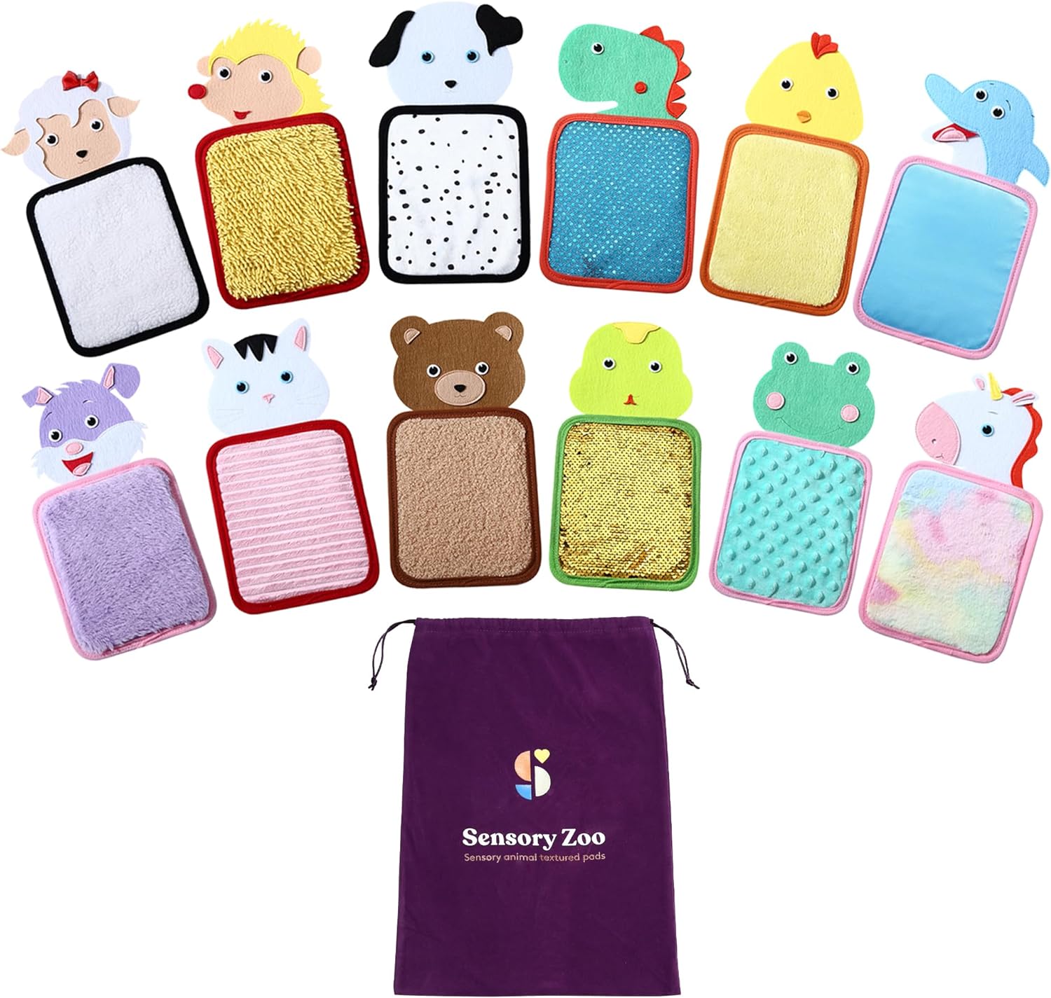 12 pads with bag