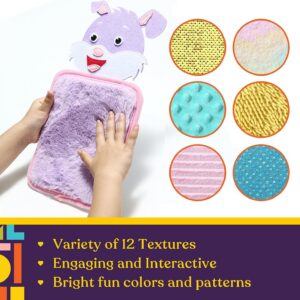 12 different textures in bright colors and patterns