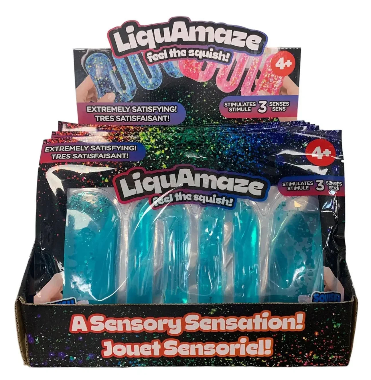 Squishy sensory maze in a blue color