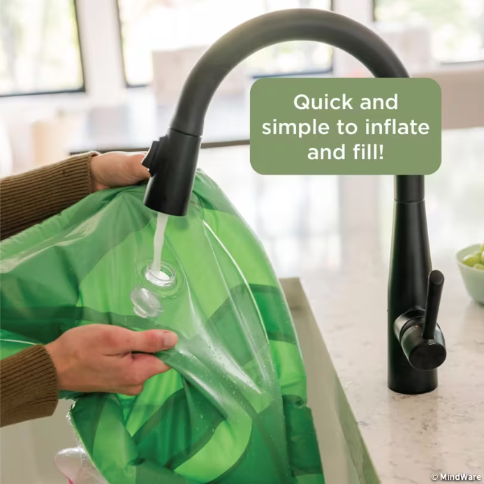 quick and simple to inflate and fill with water