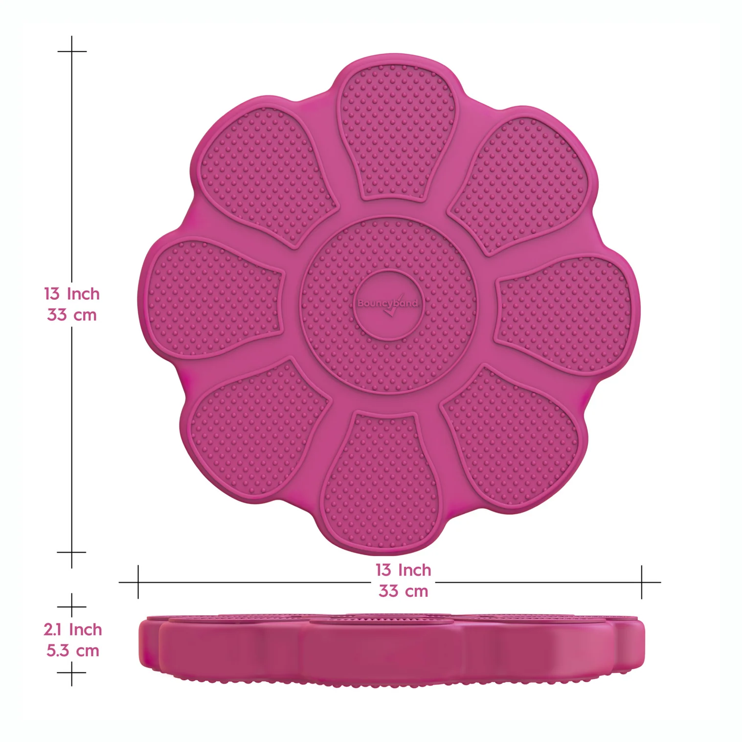13" diameter, 2.1" height