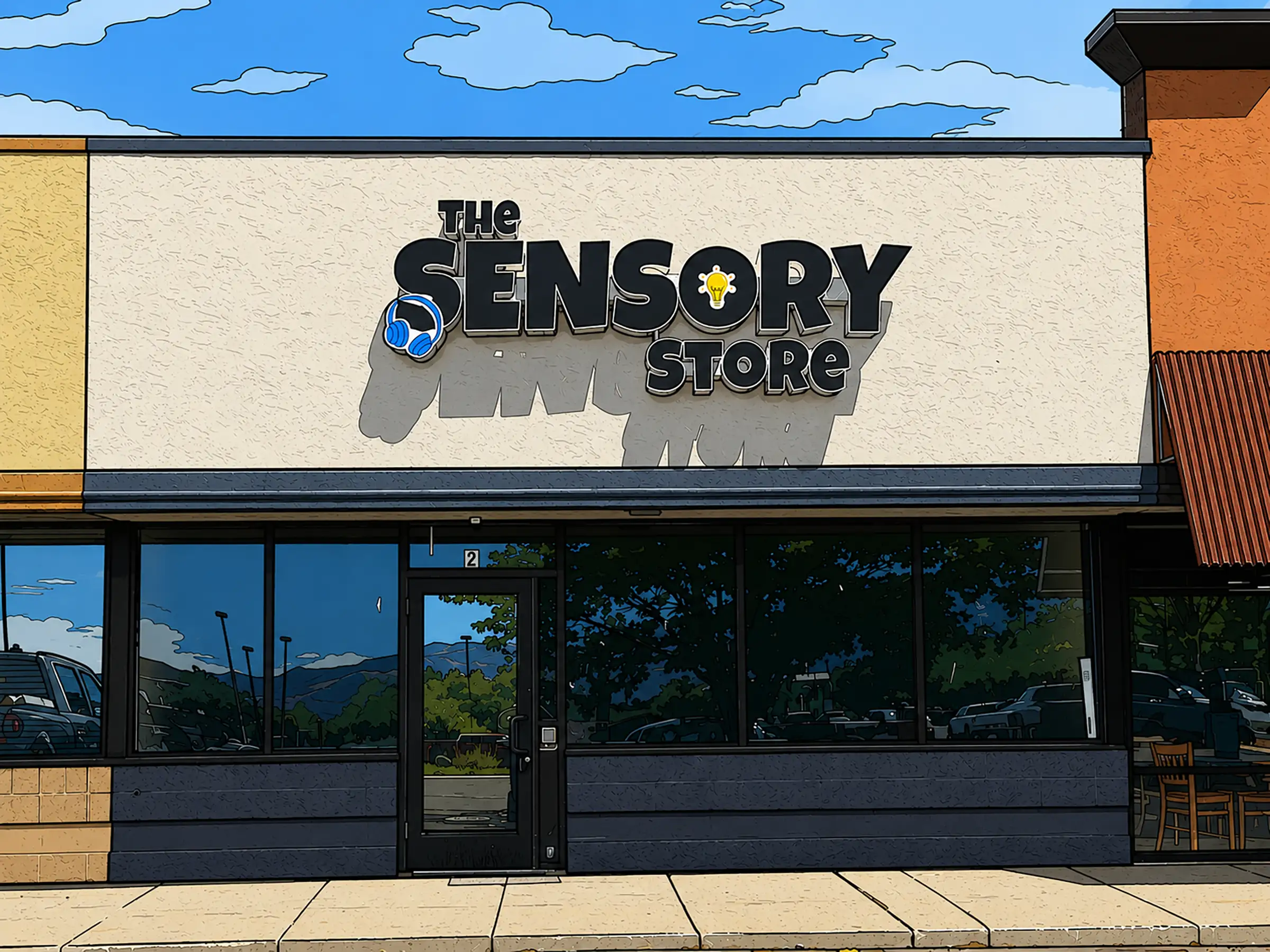 Sensory Store storefront rendering