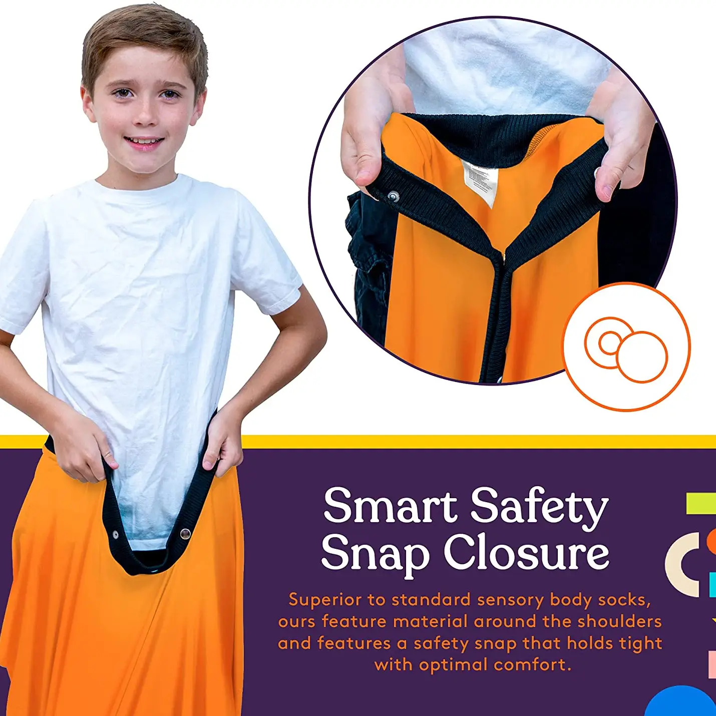 smart safety snap closure
