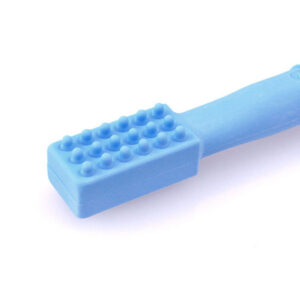 one side of the included head has textured dots