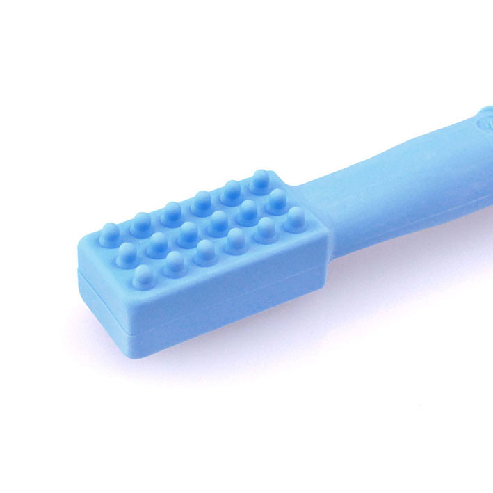 one side of the included head has textured dots