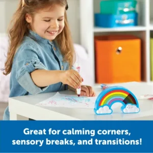 great for calming corners, sensory breaks and transitions