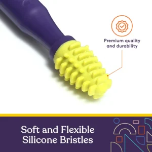 premium quality and durability silicone bristles