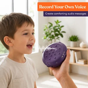 Record your own voice. Create comforting audio messages