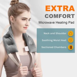 Extra comfort microwave heating pad