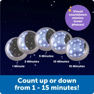 count up or down from 1-15 minutes
