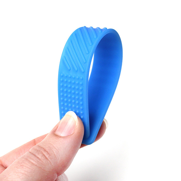 thin bookmark fidget doubed over with ends touching