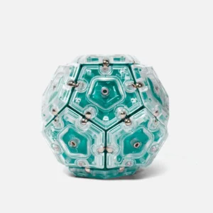sphere made out of magnetic pentagonal pieces