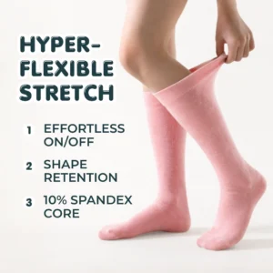 hyper flexible stretch with 10% spandex core and shape retention