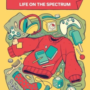 sensory life on the spectrum cover drawing of clothes in comic book style