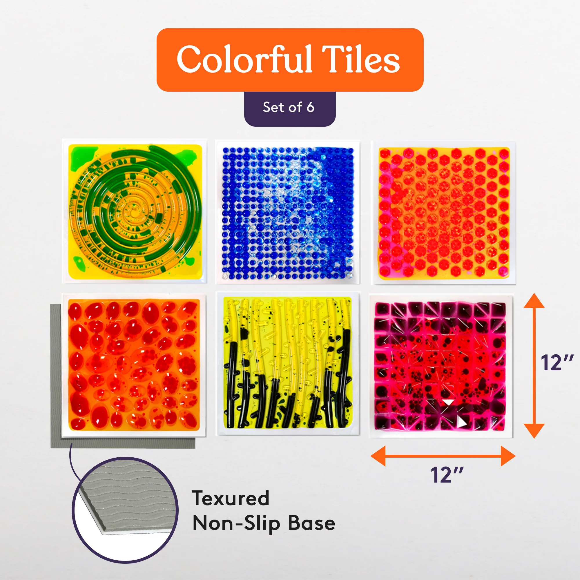 Textured Liquid Floor Tiles Square - Image 2