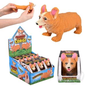 corgi shaped stretchy toy