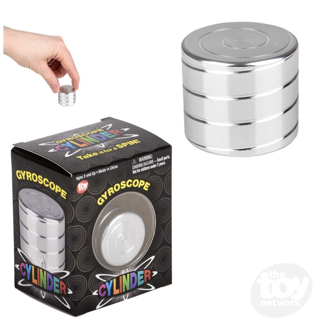 silver cylinder is thimble sized and shown also in a black box