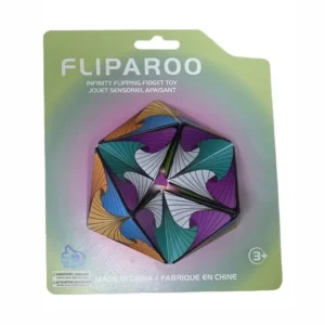 flipping fidget toy with different patterns on each face