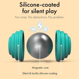 silent silicone coating with magnetic core