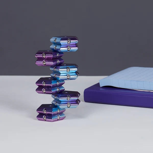 magnetic pieces deconstructed shown on desk